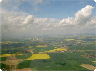 Vue aérienne de la Beauce